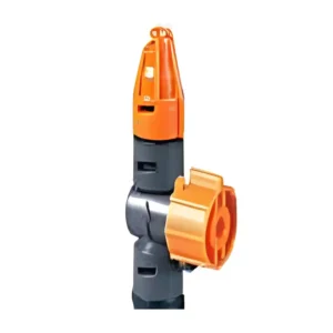 מתז פלסטיק על יתד 90° עם ברזון MQ1S