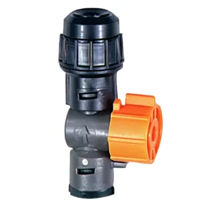 מתז פלסטיק על יתד 360° עם ברזון MF0S